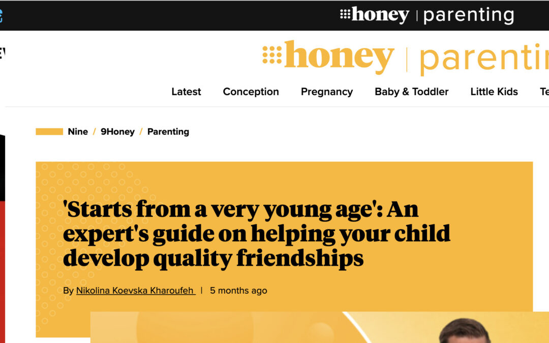 9Honey | Amanda Abel on Helping Your Child Develop Quality Friendships